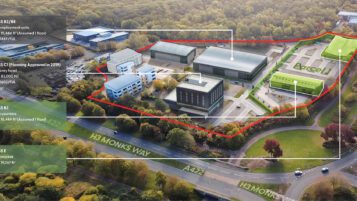 Suggested Redevelopment Option 1 - Supermarket & Industrial